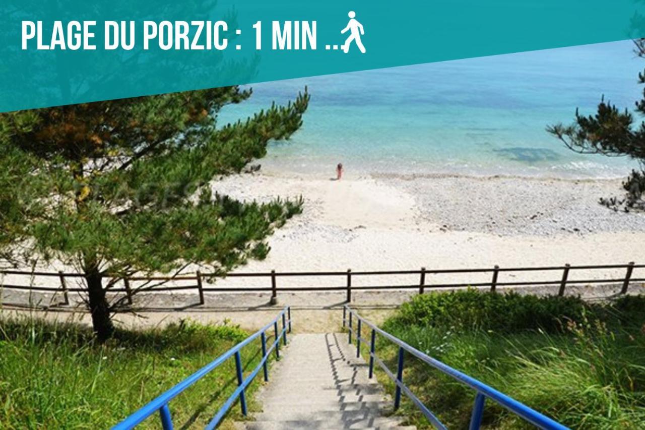 Villa Le Penty De Lesquiffinec Crozon Esterno foto